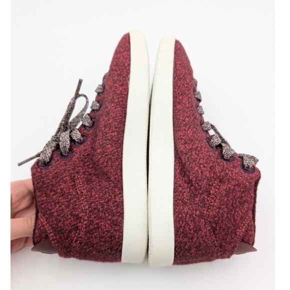 Allbirds Wool Runner-Up Mizzles Fluff Sneakers Boots Women's Red Size US6 EU36 - Picture 6 of 11